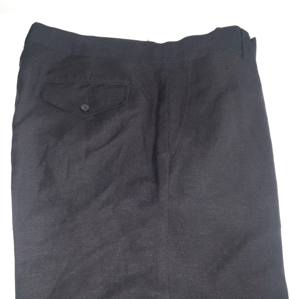 Mens Linen And Rayon Black Shorts Size 34